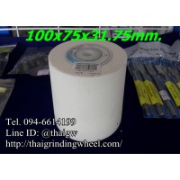 หินถ้วยทรงกระบอกสีขาว ขนาด4นิ้ว-100x75mm.